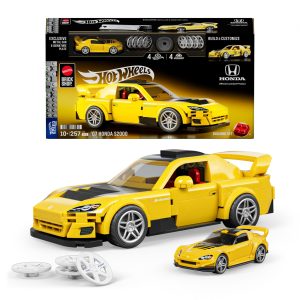Mattel Brick Shop Hot Wheels '07 Honda S2000 Building Set