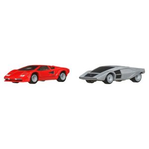 Hot Wheels Premium Car Culture 2-Pack. Lamborghini Countach LP5000 QV & Lancia Stratos Zero