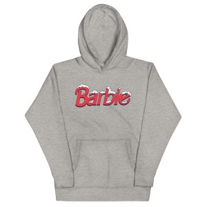 Barbie Snow Logo Gray Hoodie