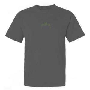 Masters of the Universe Club Grayskull Gray Embroidered T-Shirt