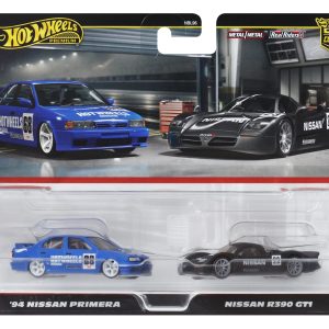 Hot Wheels Premium Car Culture 2-Pack '94 Nissan Primera & NIssian R390 GTI