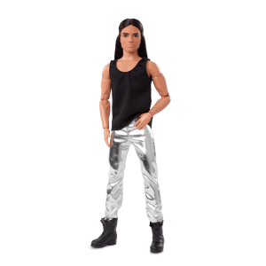 Barbie Looks Doll (Ken Doll Long Brunette Hair)