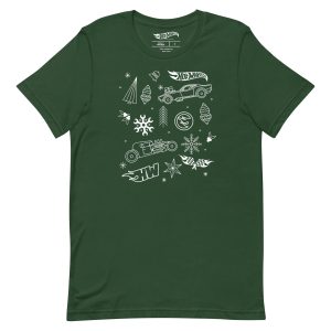 Hot Wheels Holiday Icons Green T-Shirt