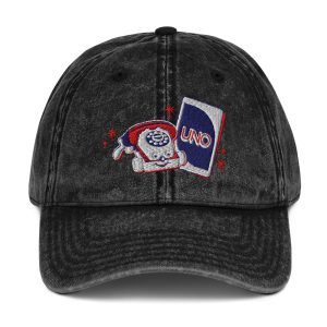Mattel 80th Retro Look Black Denim Dad Hat